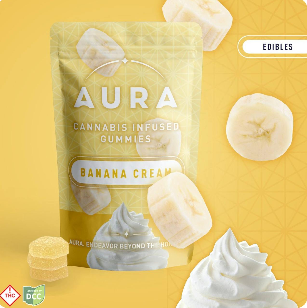 Banana Cream + CBC Gummies | 10-DAYS