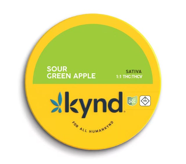 1:1 THC:THCV Sour Green Apple Gummies | 10ct
