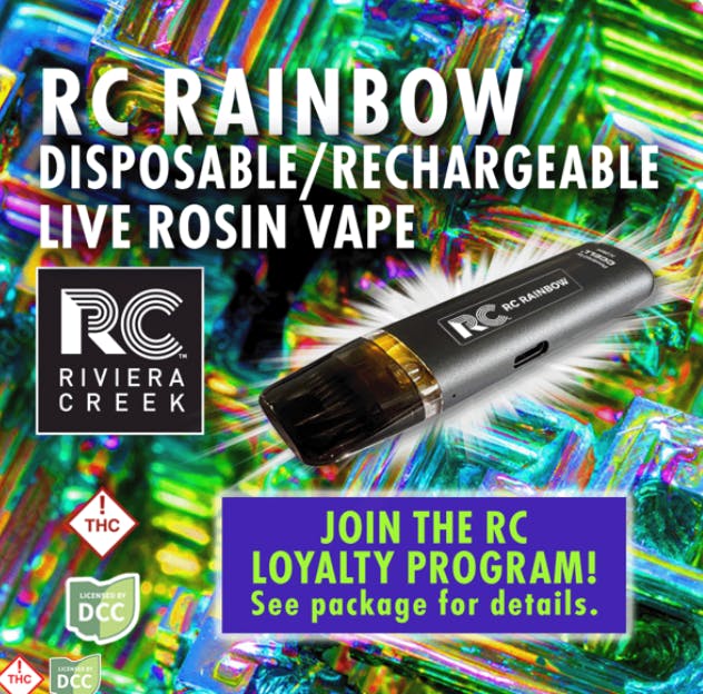 RC Rainbow Live Rosin Disposable | 0.5g