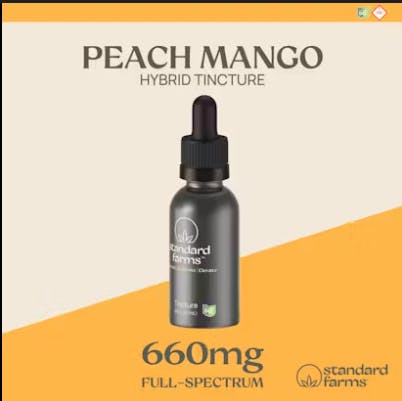 Peach Mango Tincture | 660mg 6 DAYS
