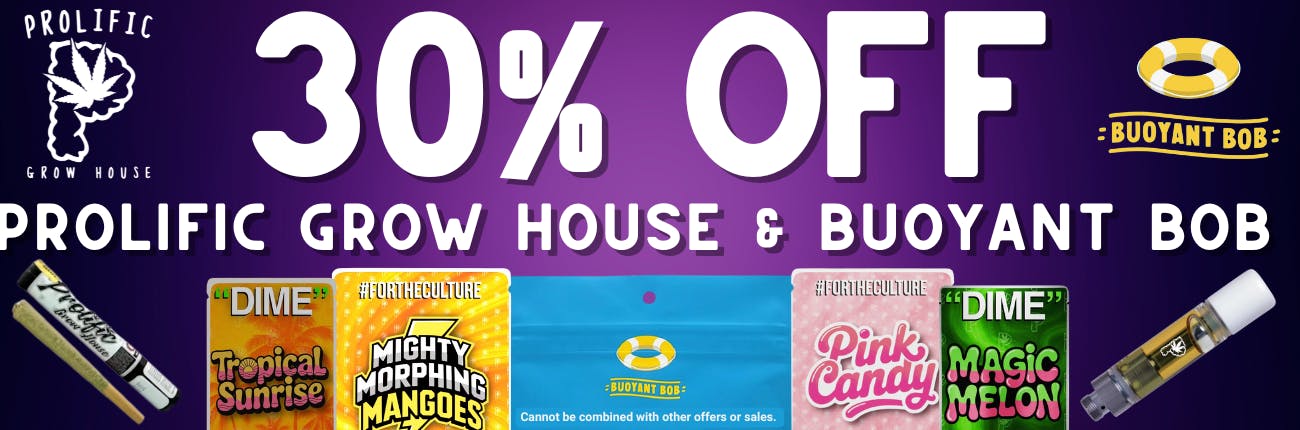 30% off Prolific/Buoyant Bob