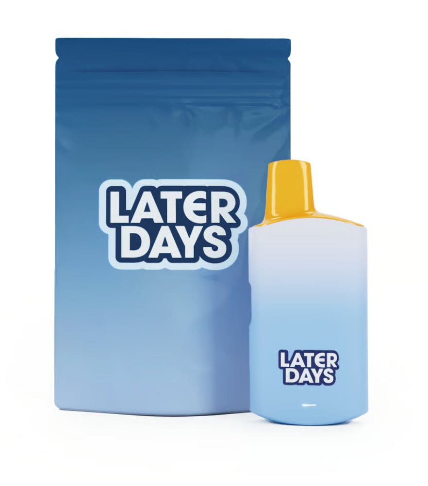 Later Days Blue Razz Disposable - 1g - 1g | Vaporizers | Later Days |  Puffin Store NJ (Rec)