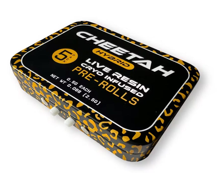 Cheetah Bubblegum Wedding Infused Prerolls - 2.5g - 2.5g | Pre