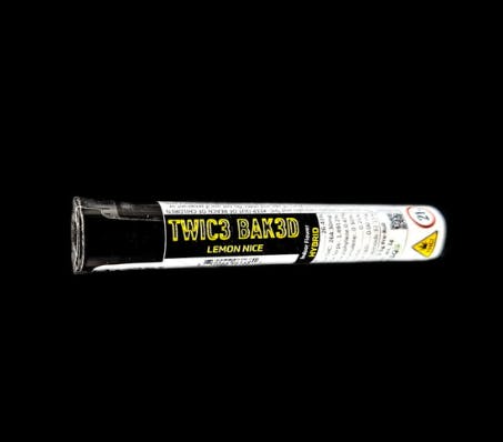 TWIC3 BAK3D | Lemon Nice | 2pk Preroll | Sativa | 1g
