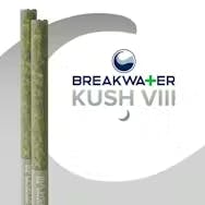 2pk of .5g Prerolls - Kush VIII