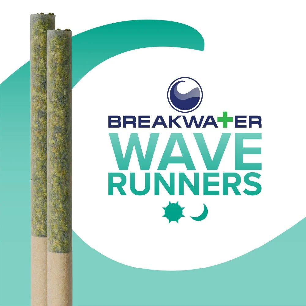 2pk of .5g Prerolls - Wave Runners
