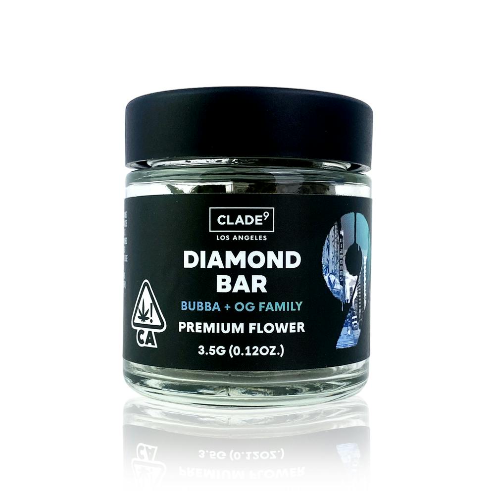Clade 9 - 3.5g Flower - Diamond Bar