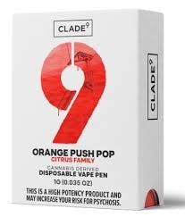 Clade 9 | Orange Push Pop | 1g Disposable