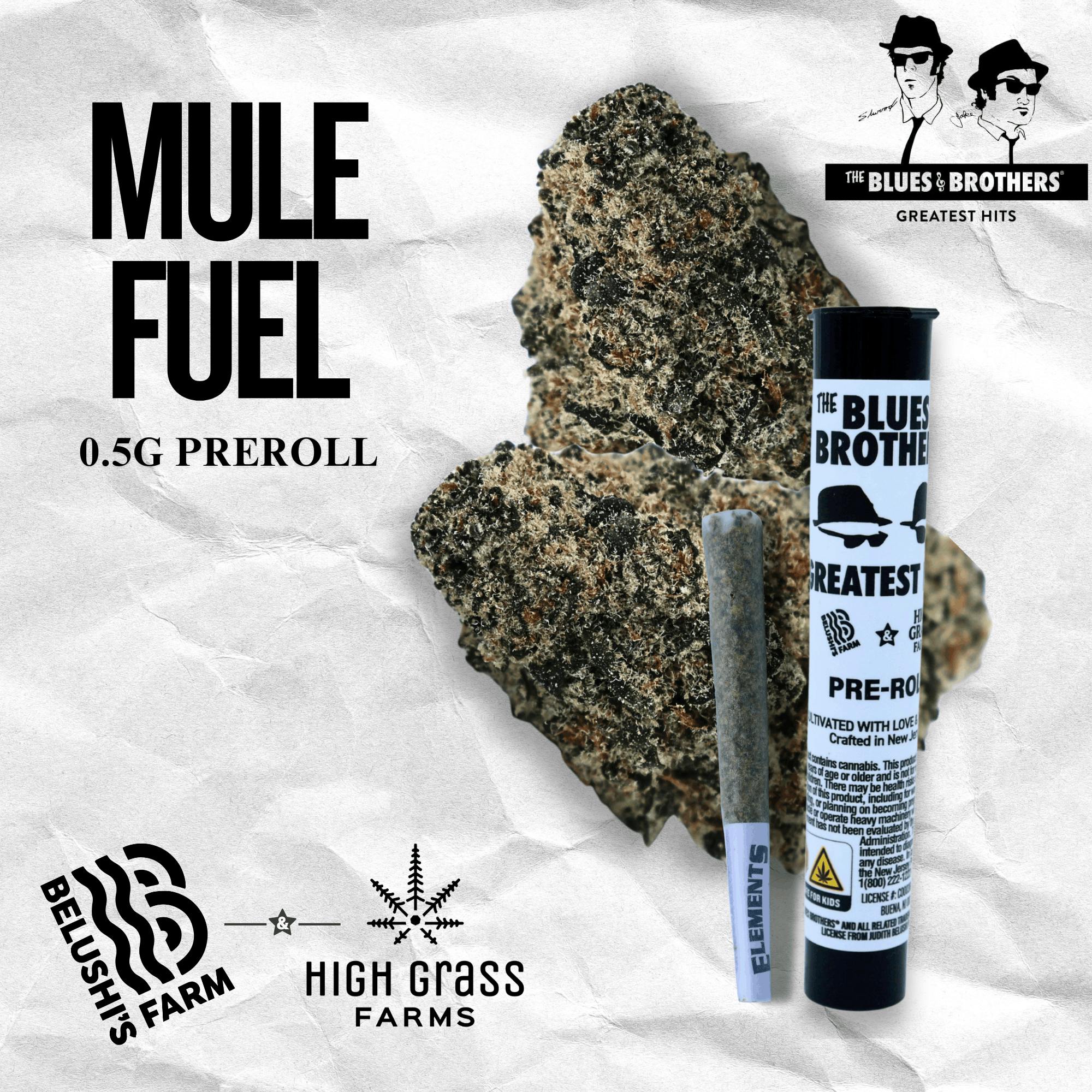 The Blue Brothers | Mule Fuel | .5g Preroll
