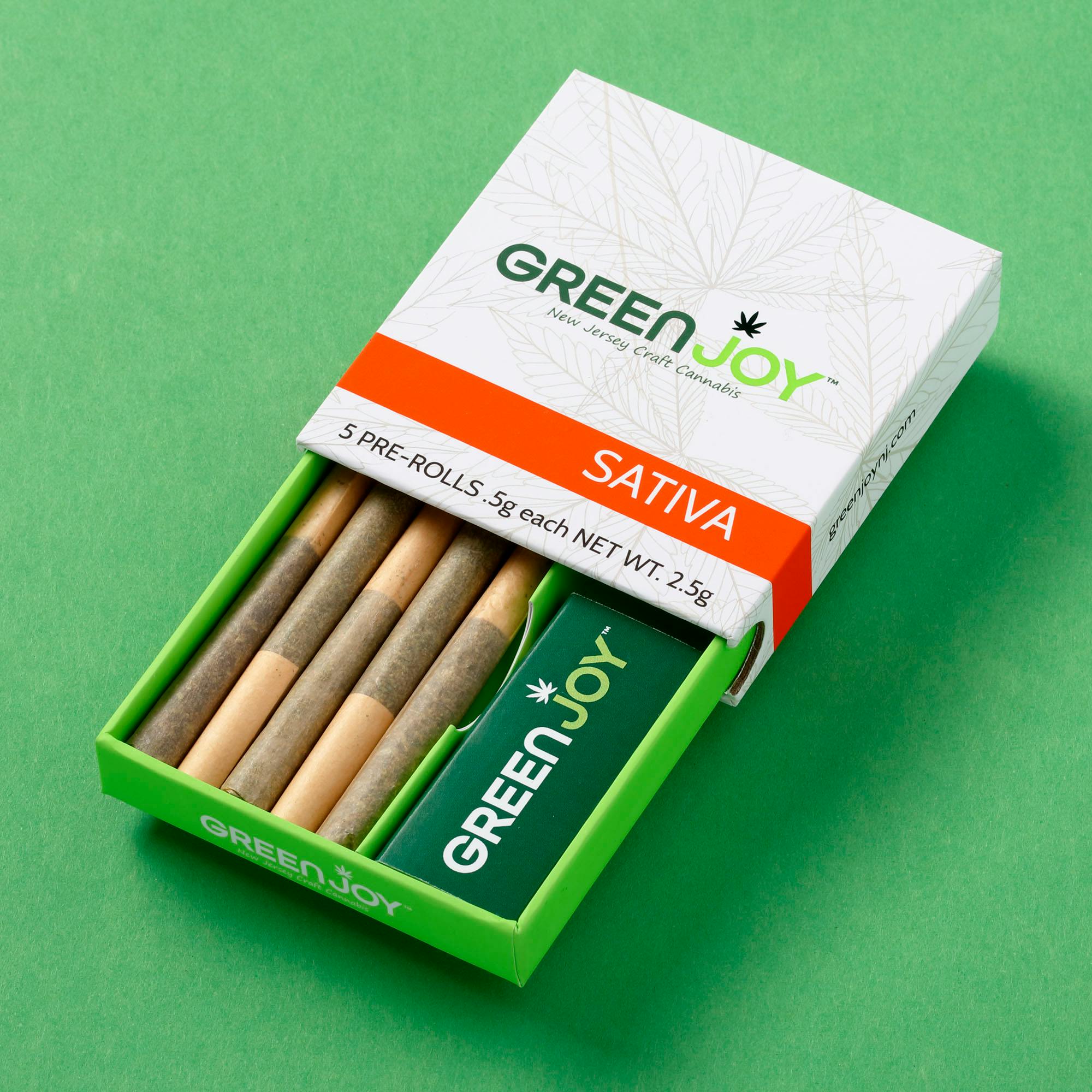 5pk of .5g Prerolls - Strawberry Candy