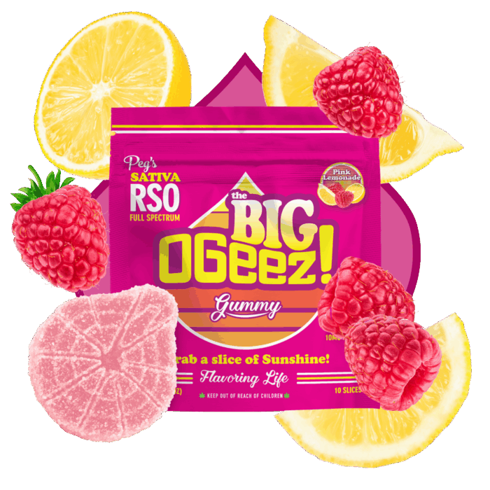 Peg's Big RSO Pink Lemonade | 2pk 50mg each