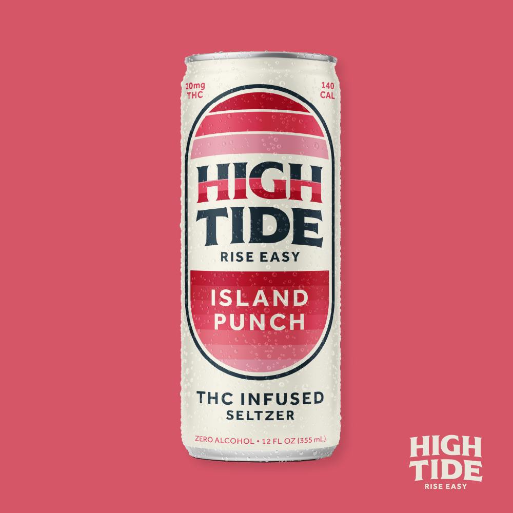 High Tide | Island Punch | 5mg 1:1 THC:CBD Seltzer - 5mg