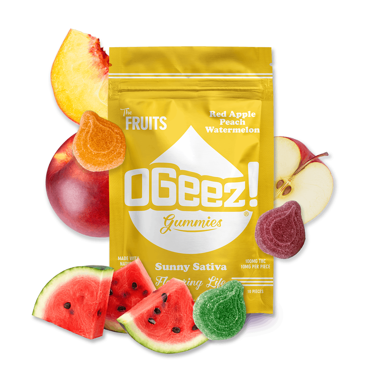 OGeez Fruits 100mg Sunny Sativa
