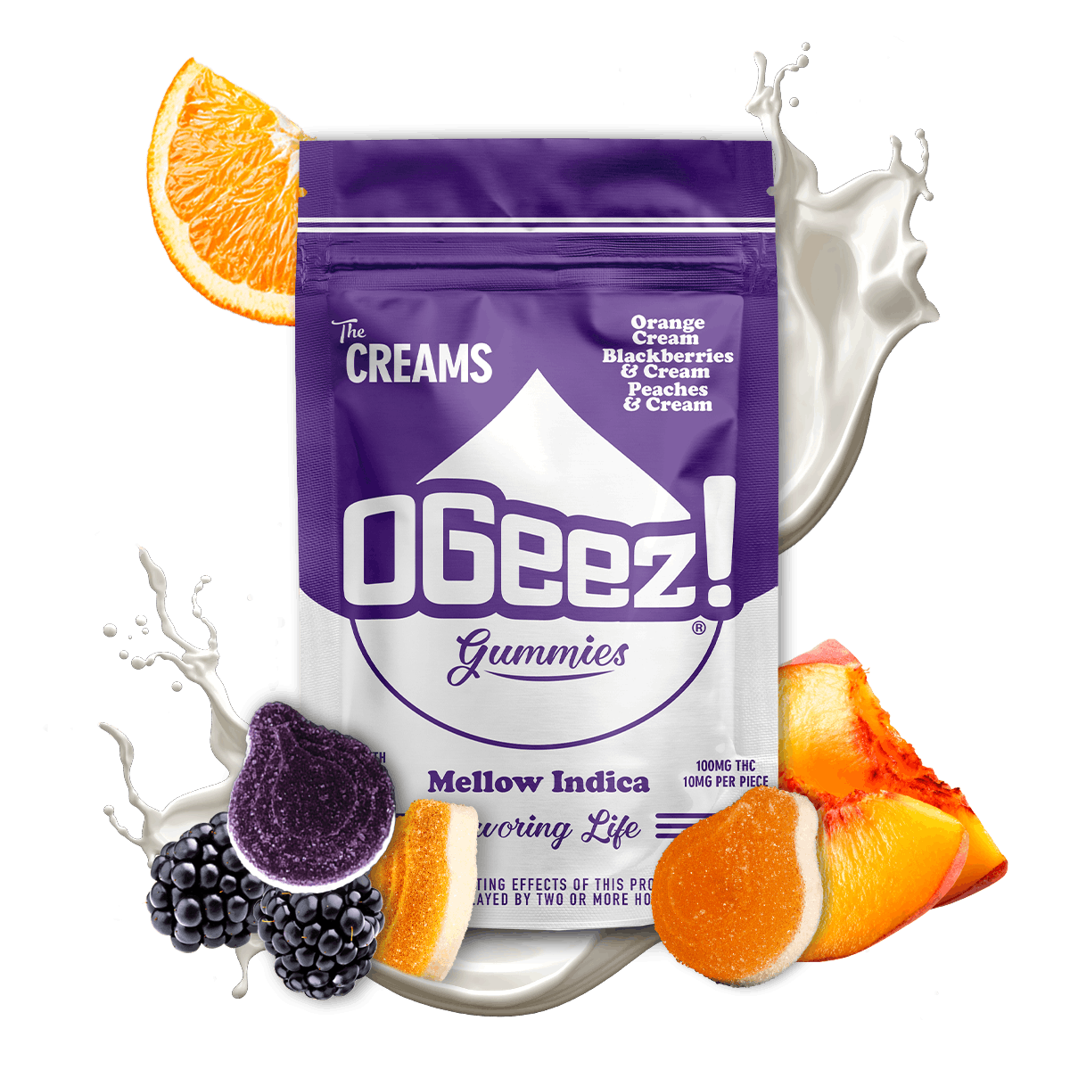 OGeez Creams 100mg Mellow Indica