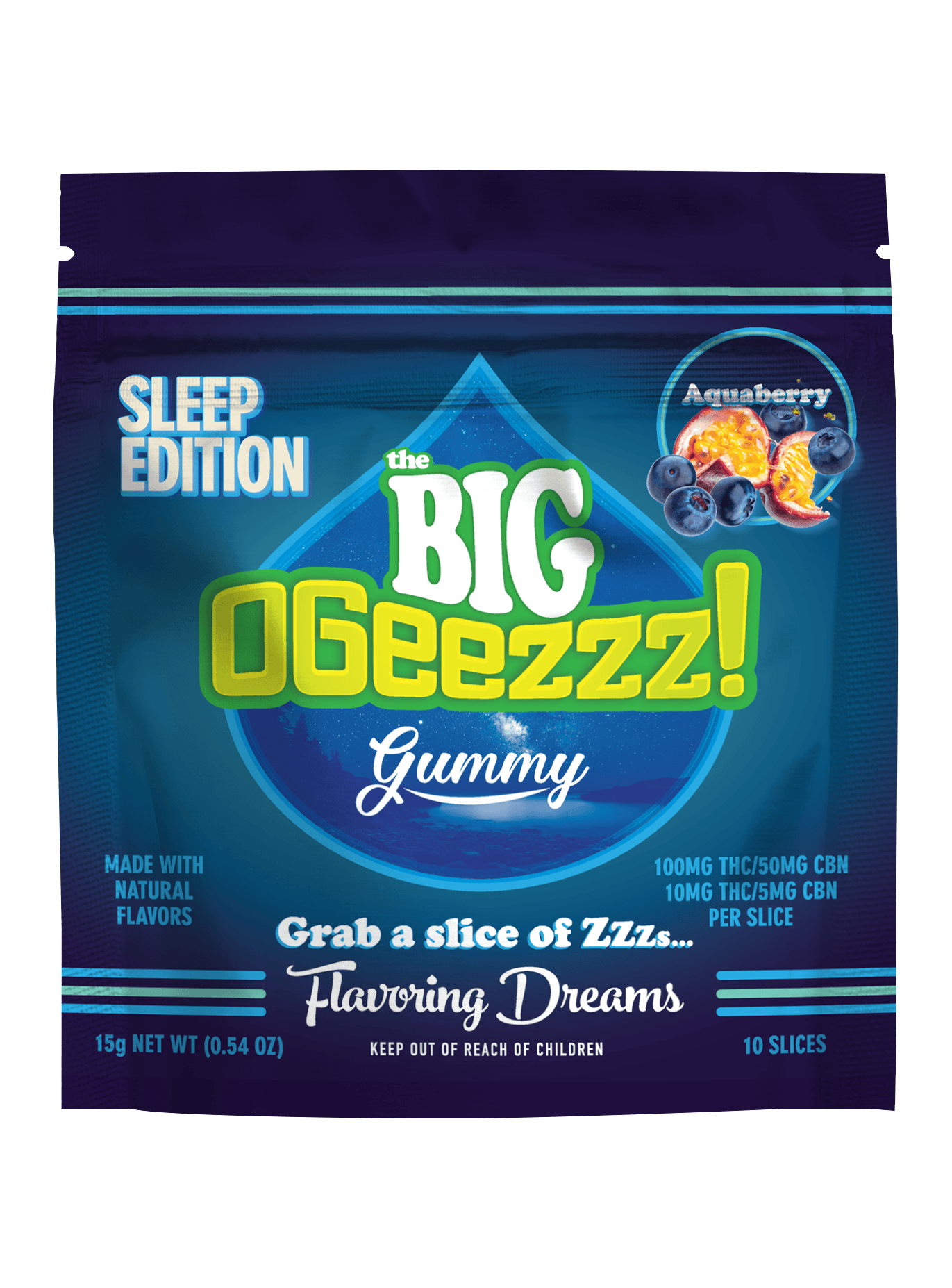 Aquaberry | 2pk of 50mg 2:1 CBN:THC Gummies