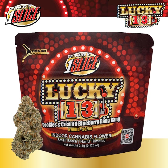 1Slice | Lucky 13 | Flower | Hybrid | 3.5g