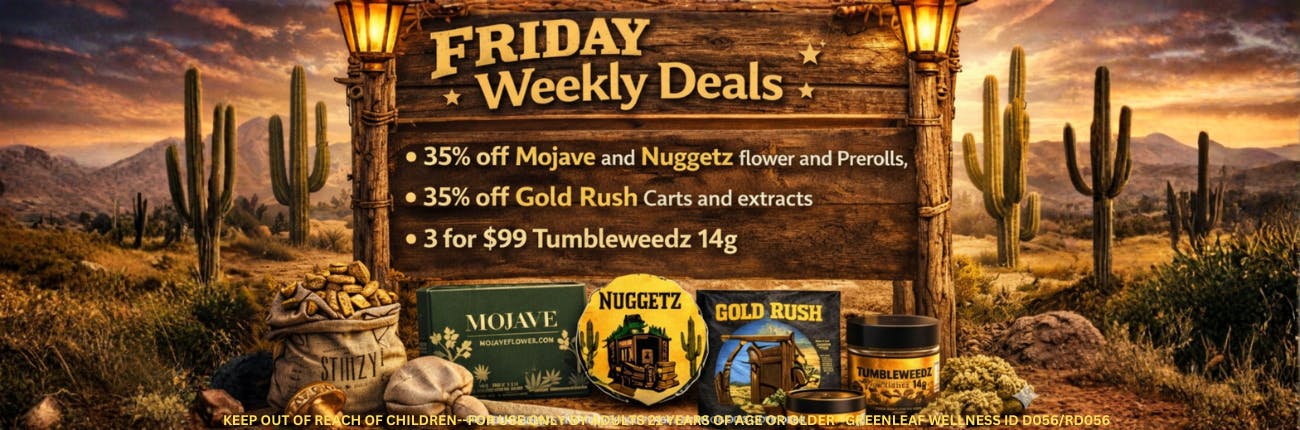 Friday Weekly Deals, Mojave, Nuggetz and Goldrush