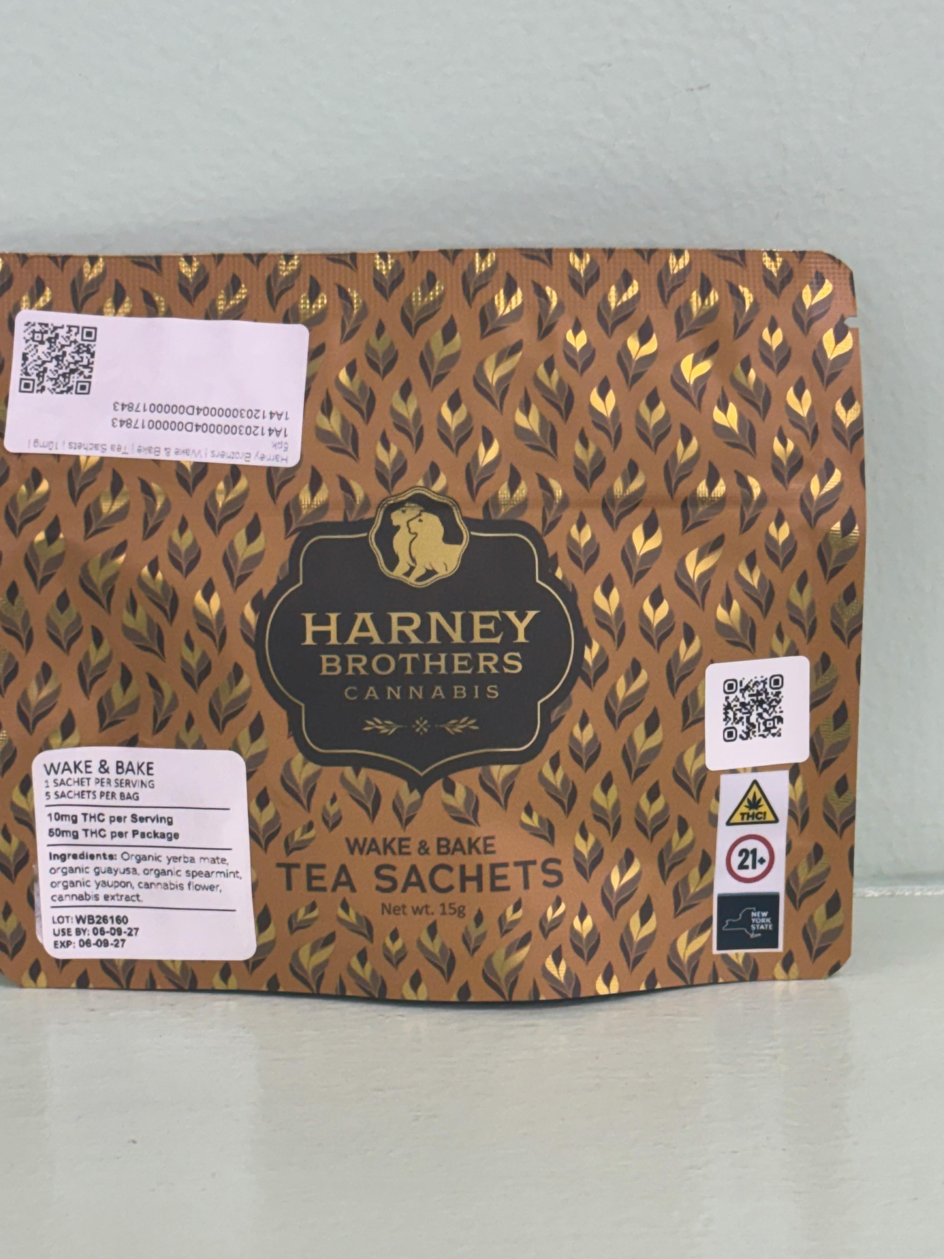 Harney Brothers | Wake & Bake | Tea Sachets | 10mg | 5pk