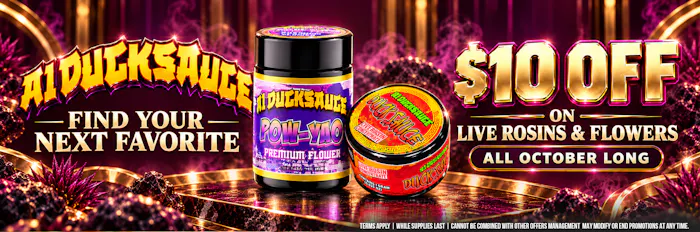 A1 DUCKSAUCE EXCLUSIVE $10.00 OFF ROSIN-FLOWER