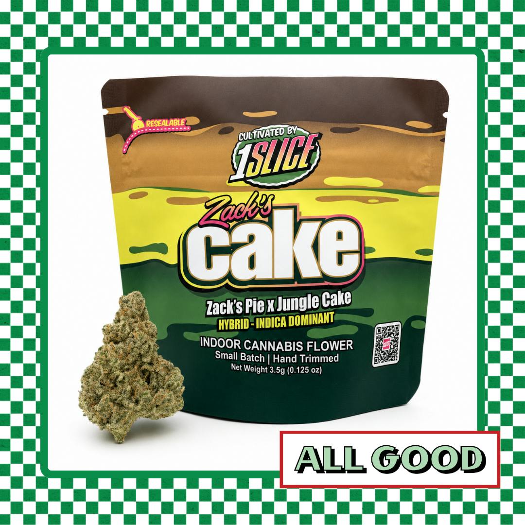 1Slice | Zack’s Cake | Flower | IndHyb | 3.5g