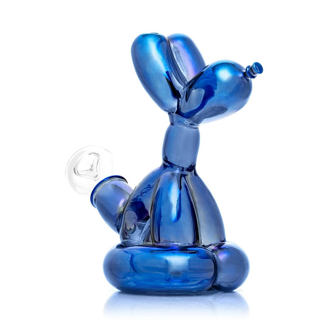 Hemper | Glass Mini Bong | Blue Balloon Dog