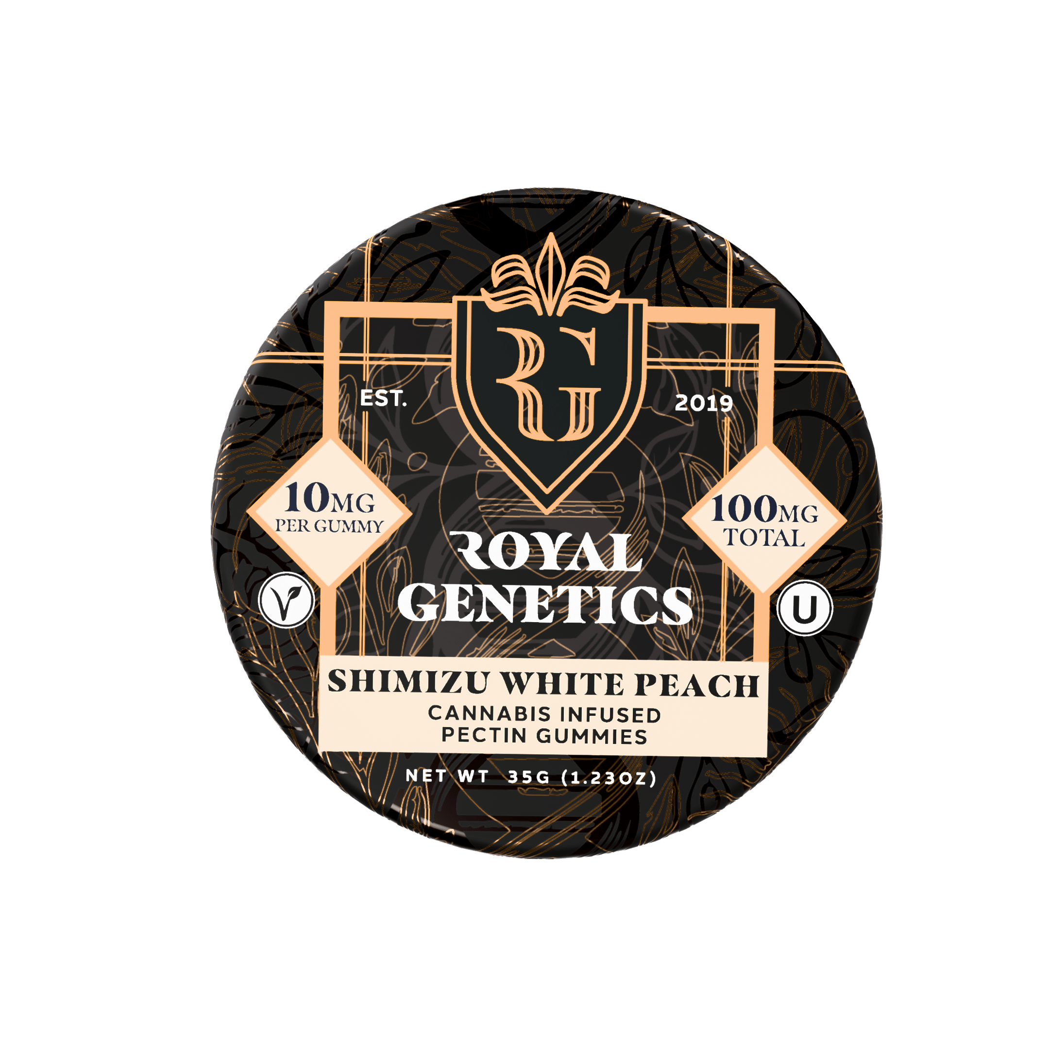 Royal Genetics | Shimizu White Peach | Gummies | 100mg