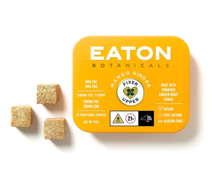 Eaton Botanicals | Mango Ginger Fixer Upper THC:CBD 1:1 | 100mg