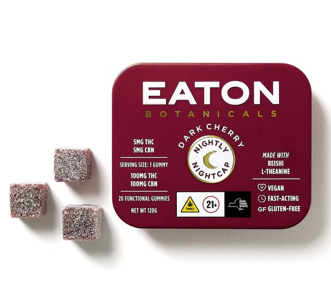 Eaton Botanicals | Dark Cherry Nightcap THC:CBN 1:1 | 100mg
