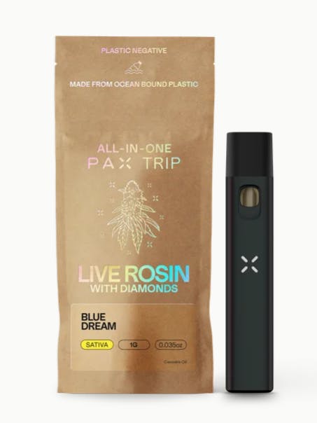 PAX | Blue Dream | Live Rosin W/Diamonds | AIO | 1g