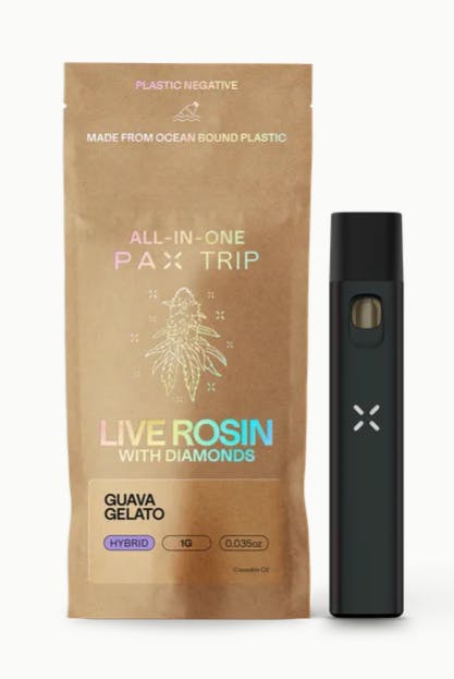 PAX | Guava Gelato | Live Rosin W/Diamonds | AIO | 1g