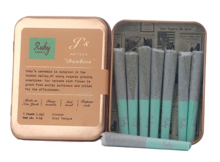 Ruby Farm | Sour Tangie | Pre-Roll Doobies | 7 pack | 3.5g