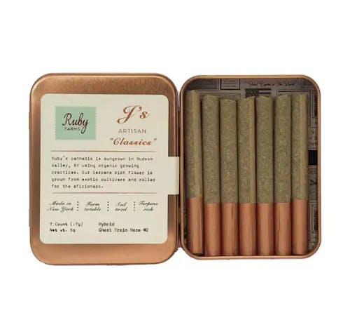 Ruby Farm | Ghost Train Haze | Pre-Roll Classics | 7 pack | 5g