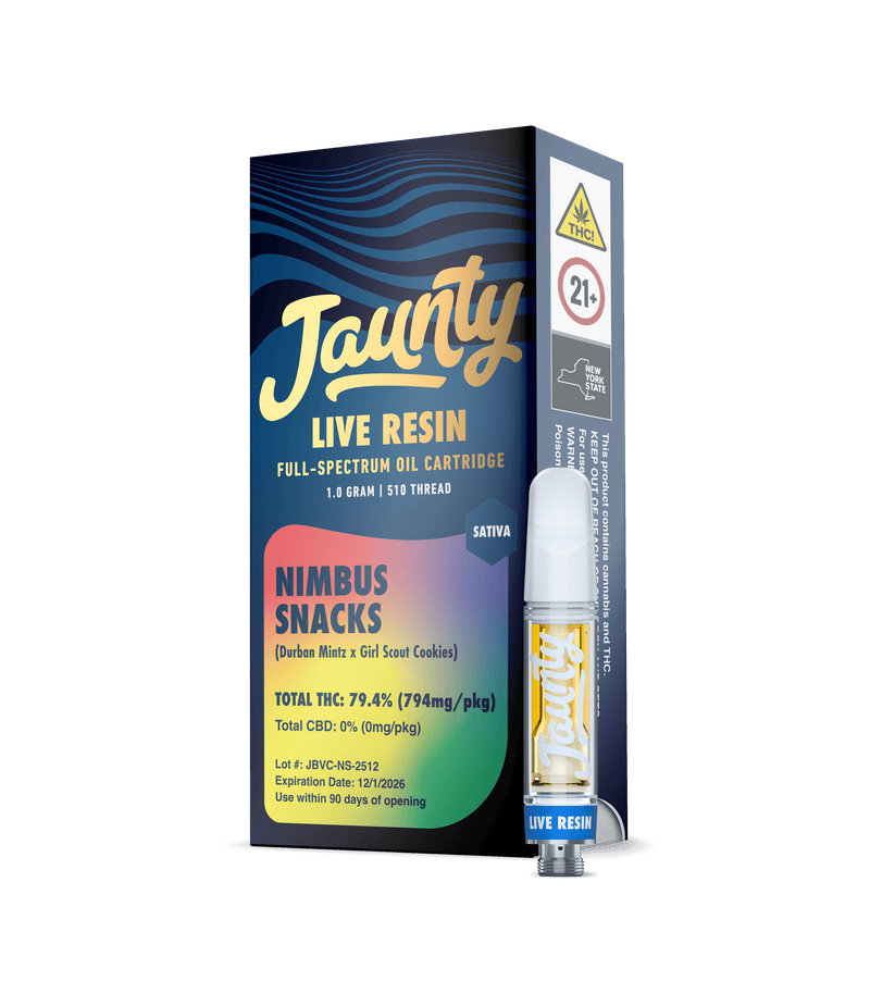 Jaunty | Nimbus Snacks | Cartridge Live Resin + Free Battery | 1.0g