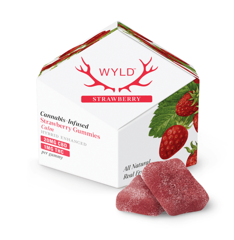 WYLD | Strawberry | Gummies | 20:1 CBD:THC | 10mg