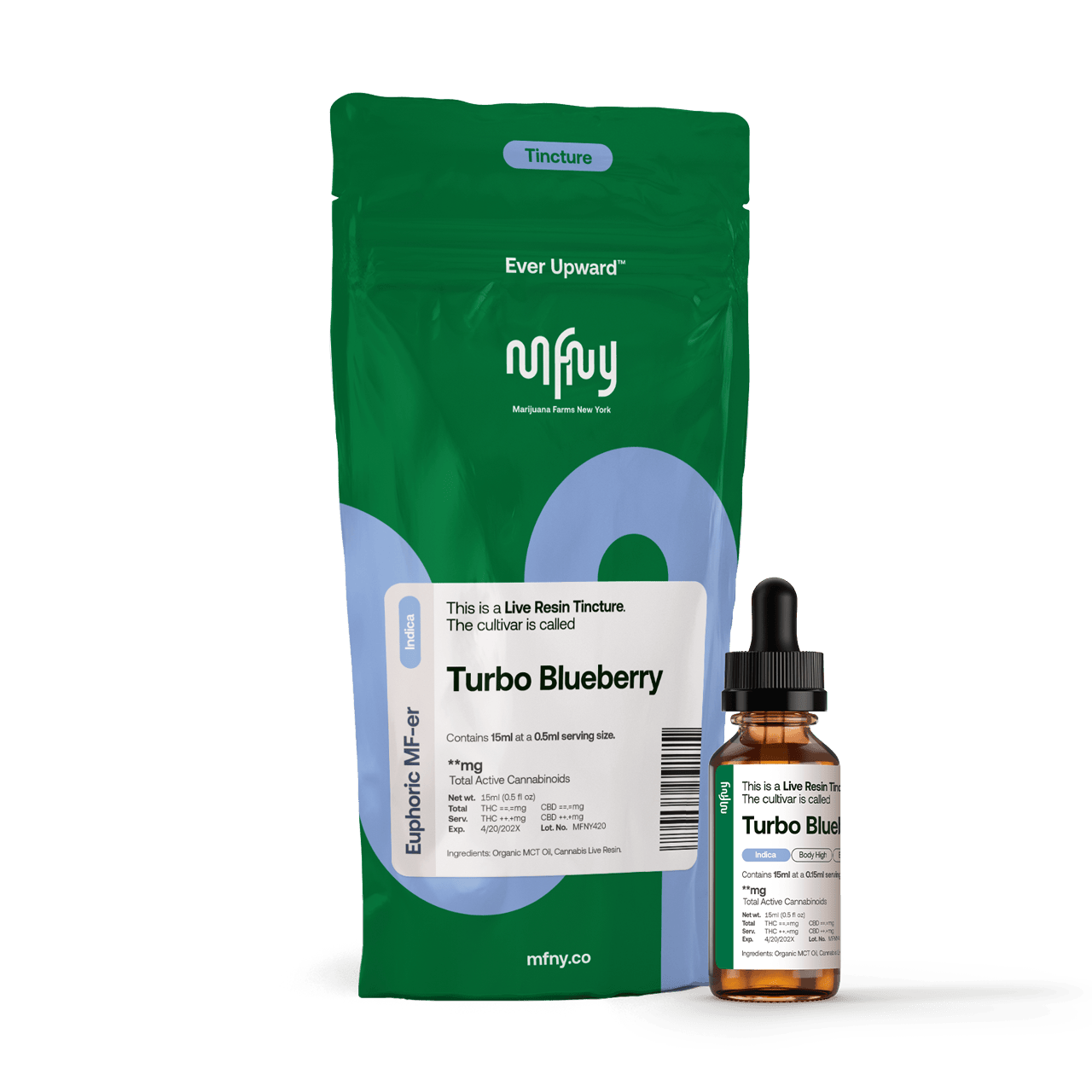 MFNY | Turbo Blueberry | Live Resin Tincture | 15mL