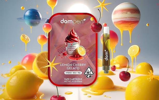 Dompen | Lemon Cherry Gelato | Vape Cart | 1g