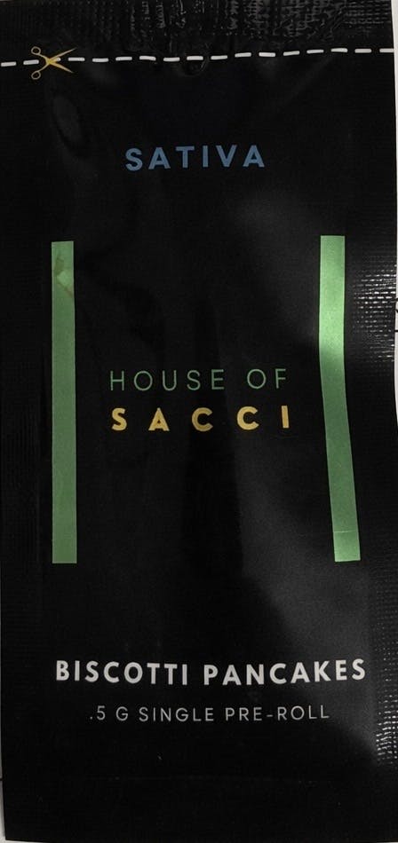House of Sacci | Biscotti Pancakes | Pre-Roll | .5g