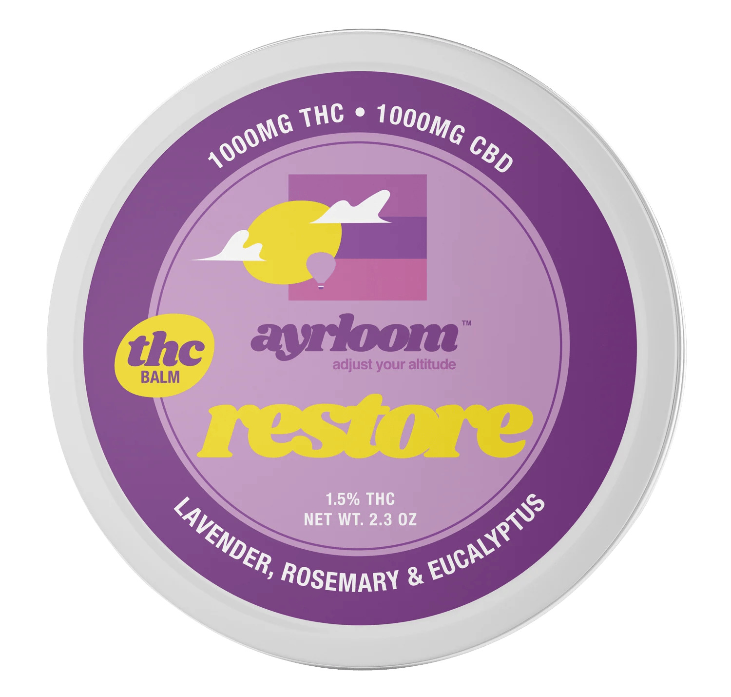 Ayrloom | Restore | Balm | 1000THC:1000 CBD