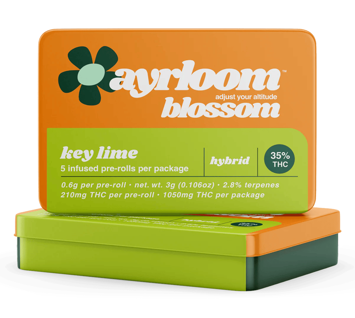 Ayrloom | Key Lime | Infused Pre-Roll 5pk | 3g