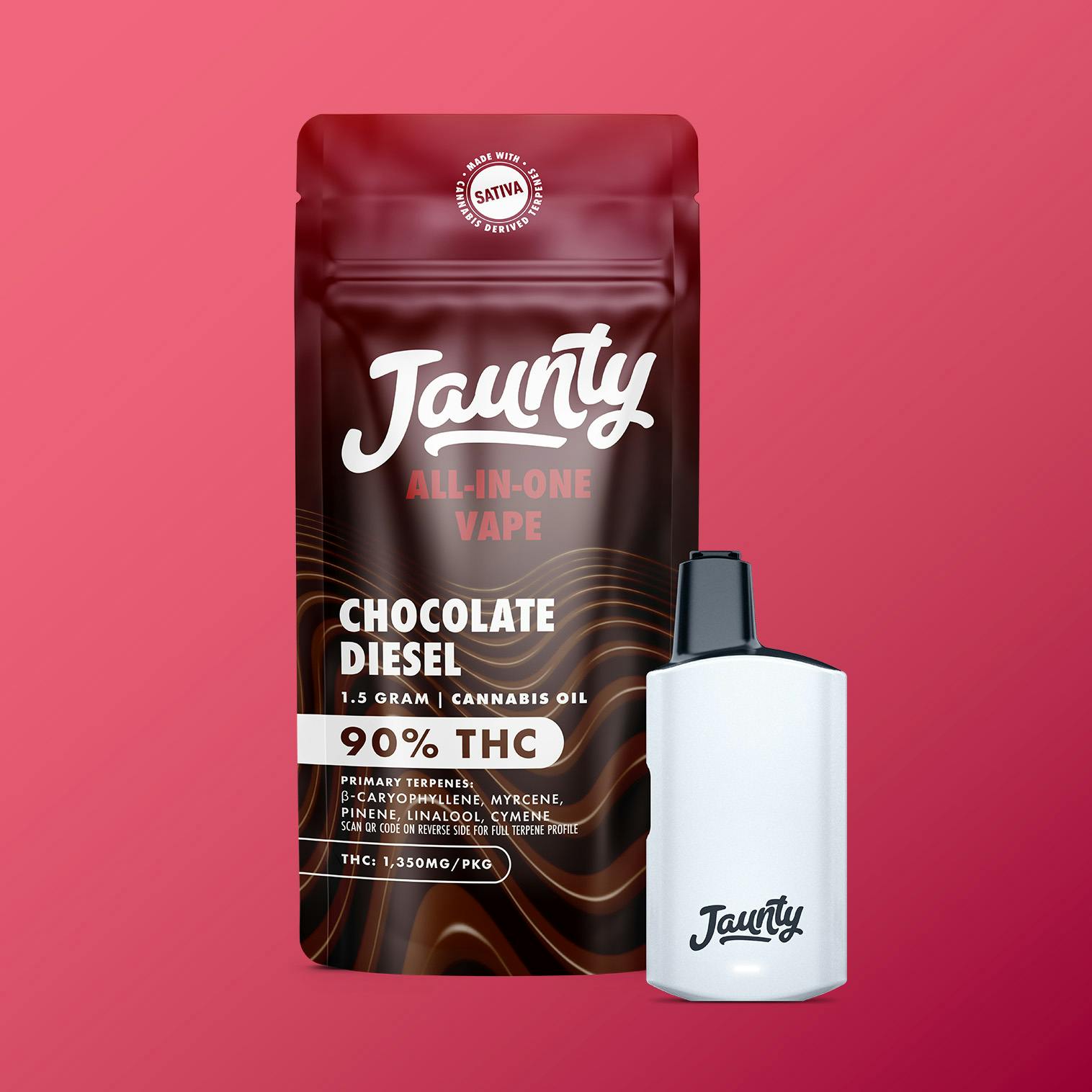 Jaunty | Chocolate Diesel | AIO Vape | 1.5g
