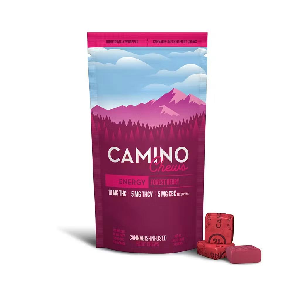 Camino | Forest Berry | Gummy Chews | 10mg: 5mg: 5mg THC:THCV:CBC