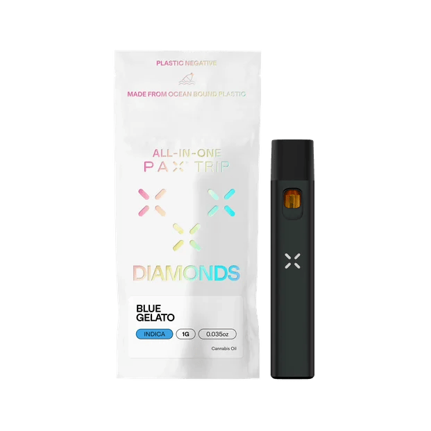 PAX | Blue Gelato | Diamond Infused AIO vape | 1G
