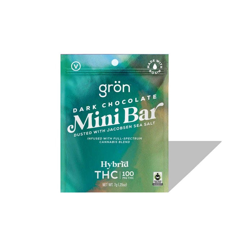 Gron | Dark Chocolate Sea Salt Mini Bar | 100mg