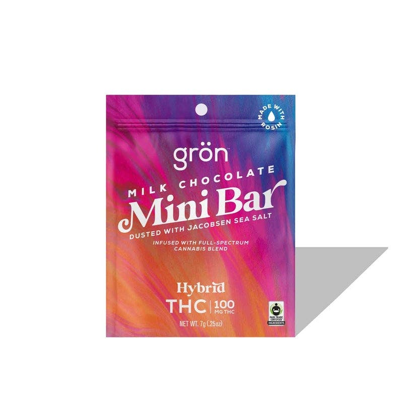 Gron | Milk Chocolate Mini Bar | 100mg