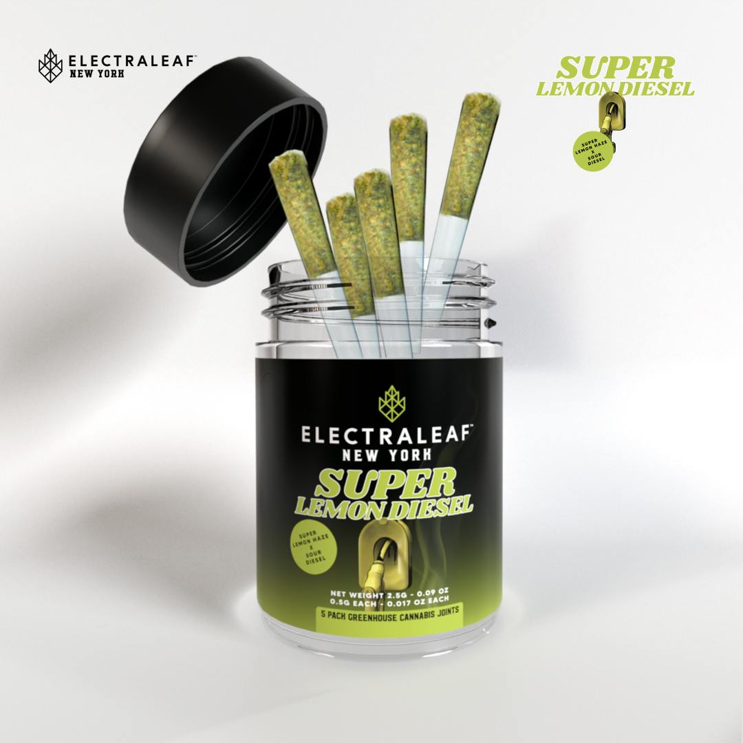Electraleaf | Super Lemon Diesel | Pre-rolls 5 pack | 2.5g