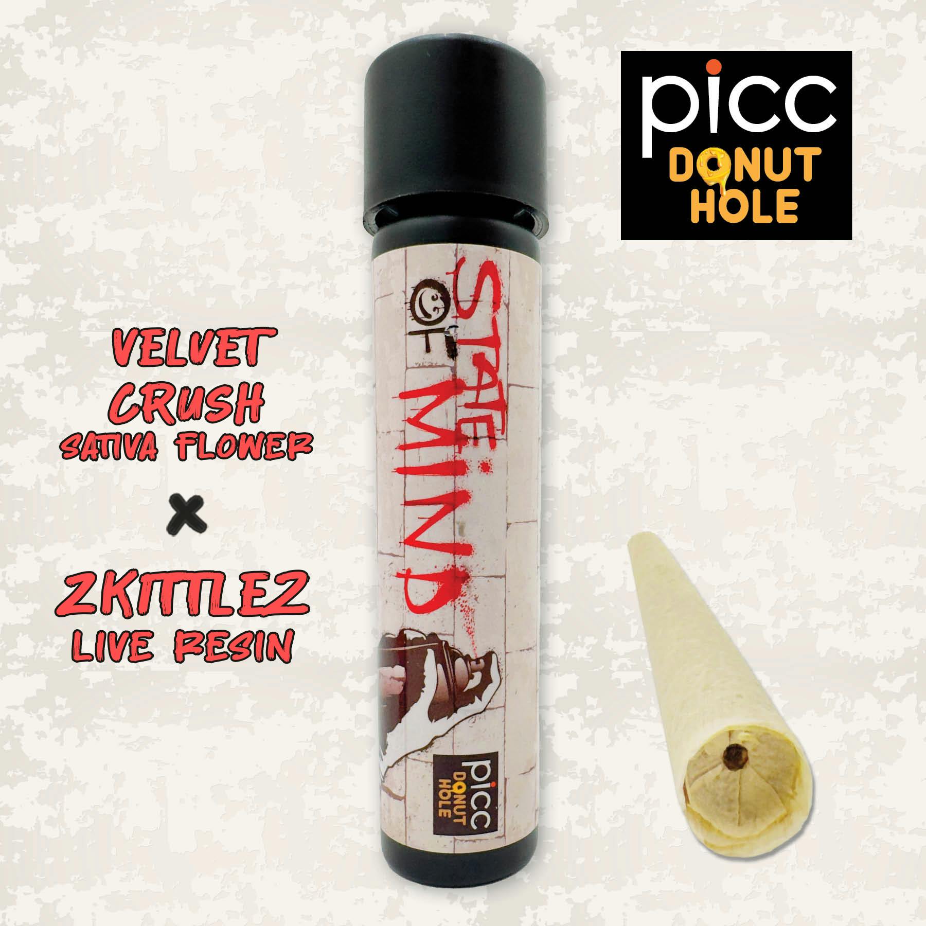 STATE OF MIND | Velvet Crush x Zkittlez | Infused live-Resin | Pre-Roll | 1g