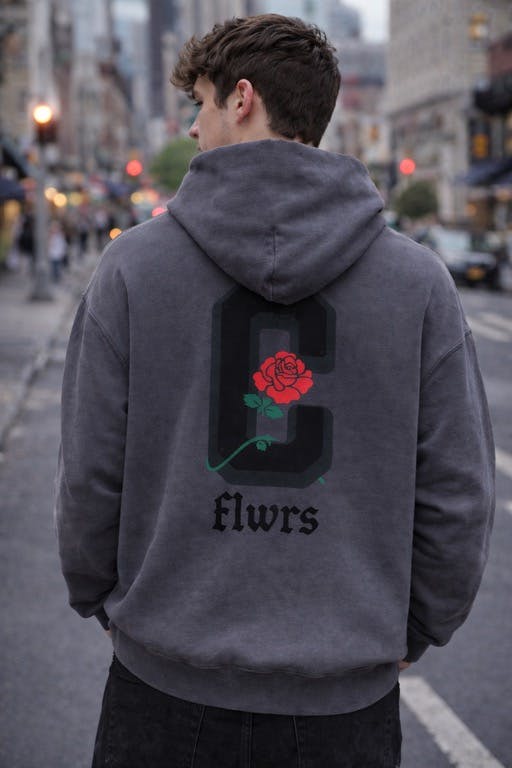 Chrome Flwrs | Hoodie L