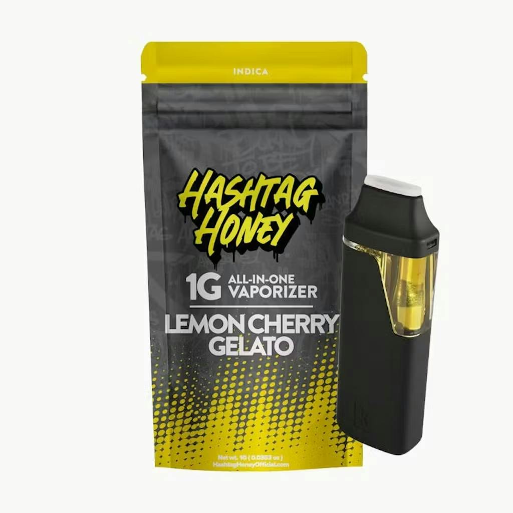 Hashtag Honey | Lemon Cherry Gelato | AIO | 1G