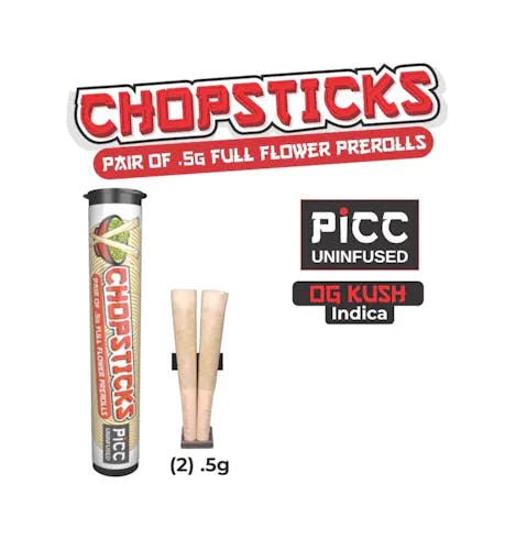 Chopsticks | OG Kush | Pre-Roll 2pk | 1g