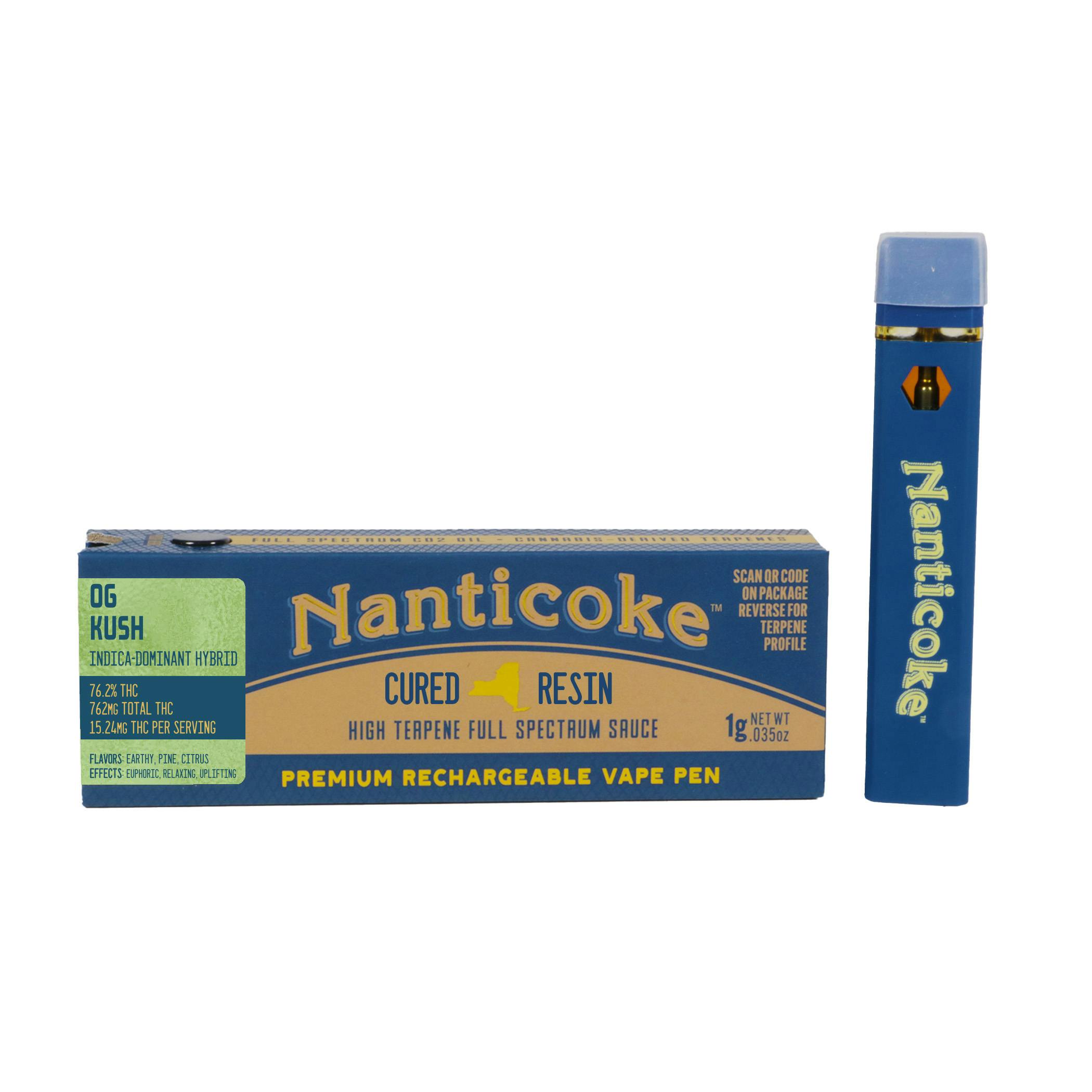 Nanticoke | OG Kush | AIO Live Resin Vape | 1g